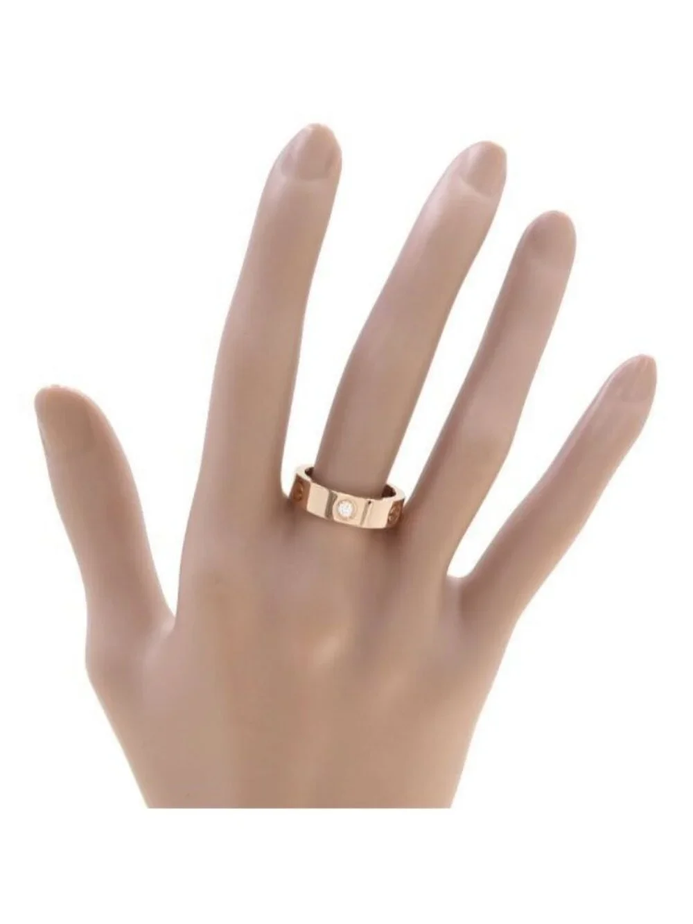 Cartier Love Ring Half Diamond 55